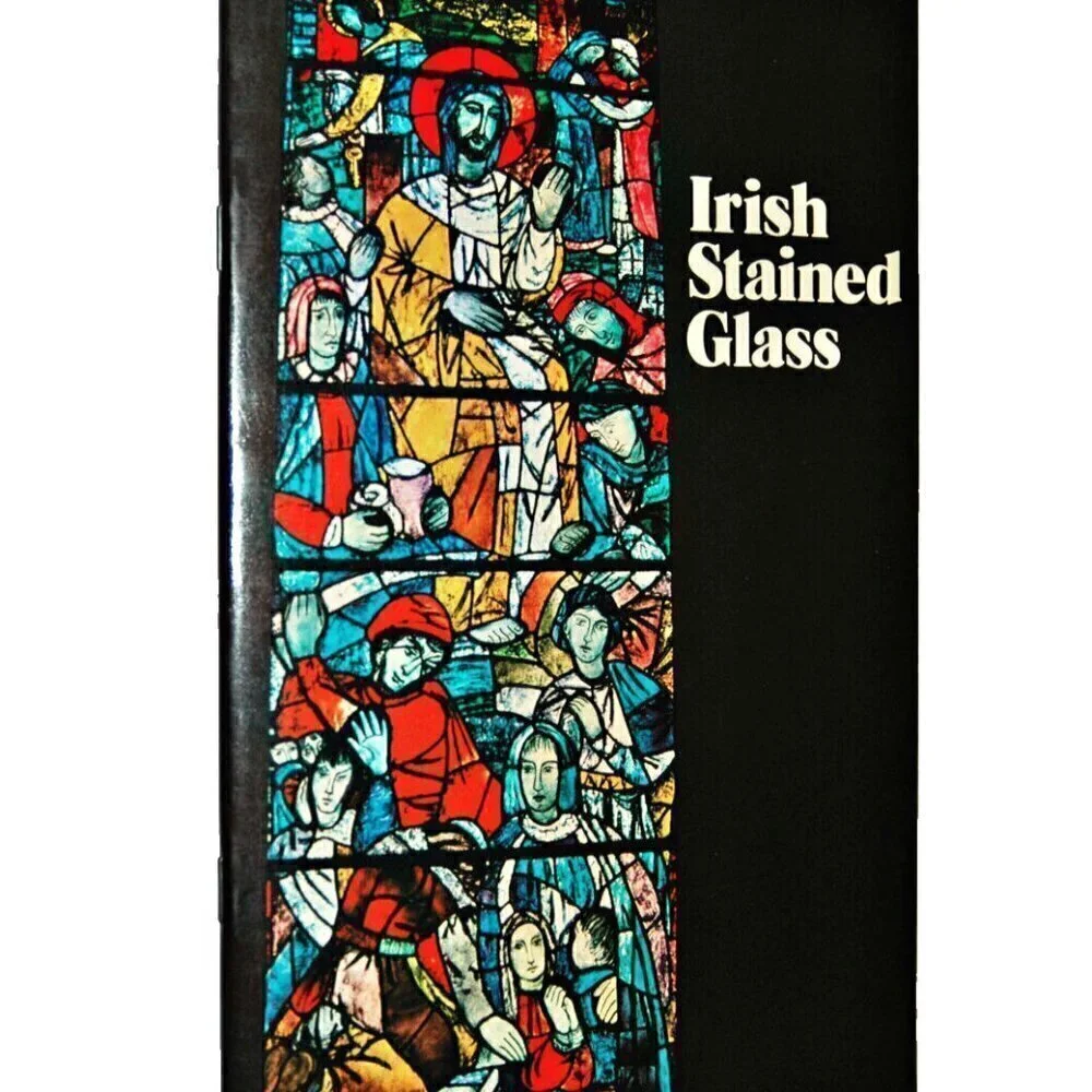 Irish Stained Glass by Michael Wynne Book Vintage 1977
